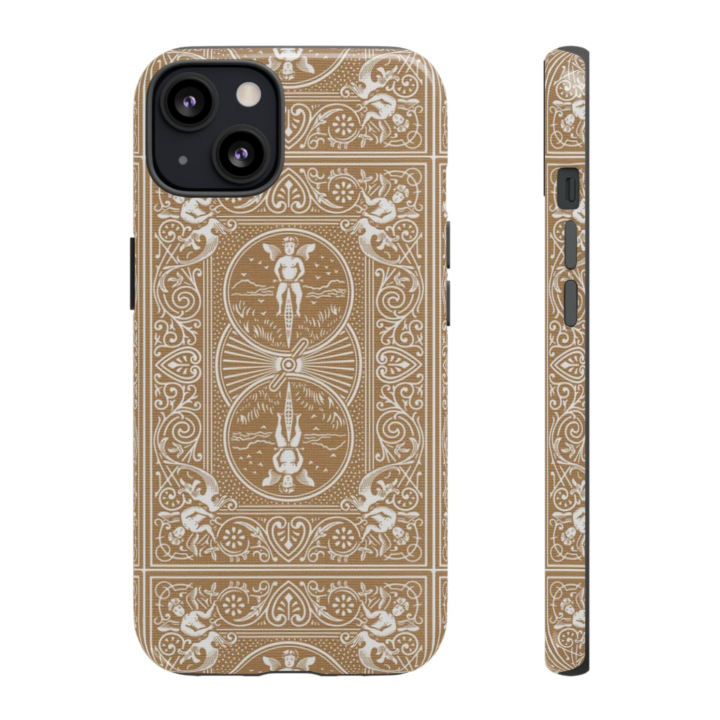 Gold Bicycle playing card case