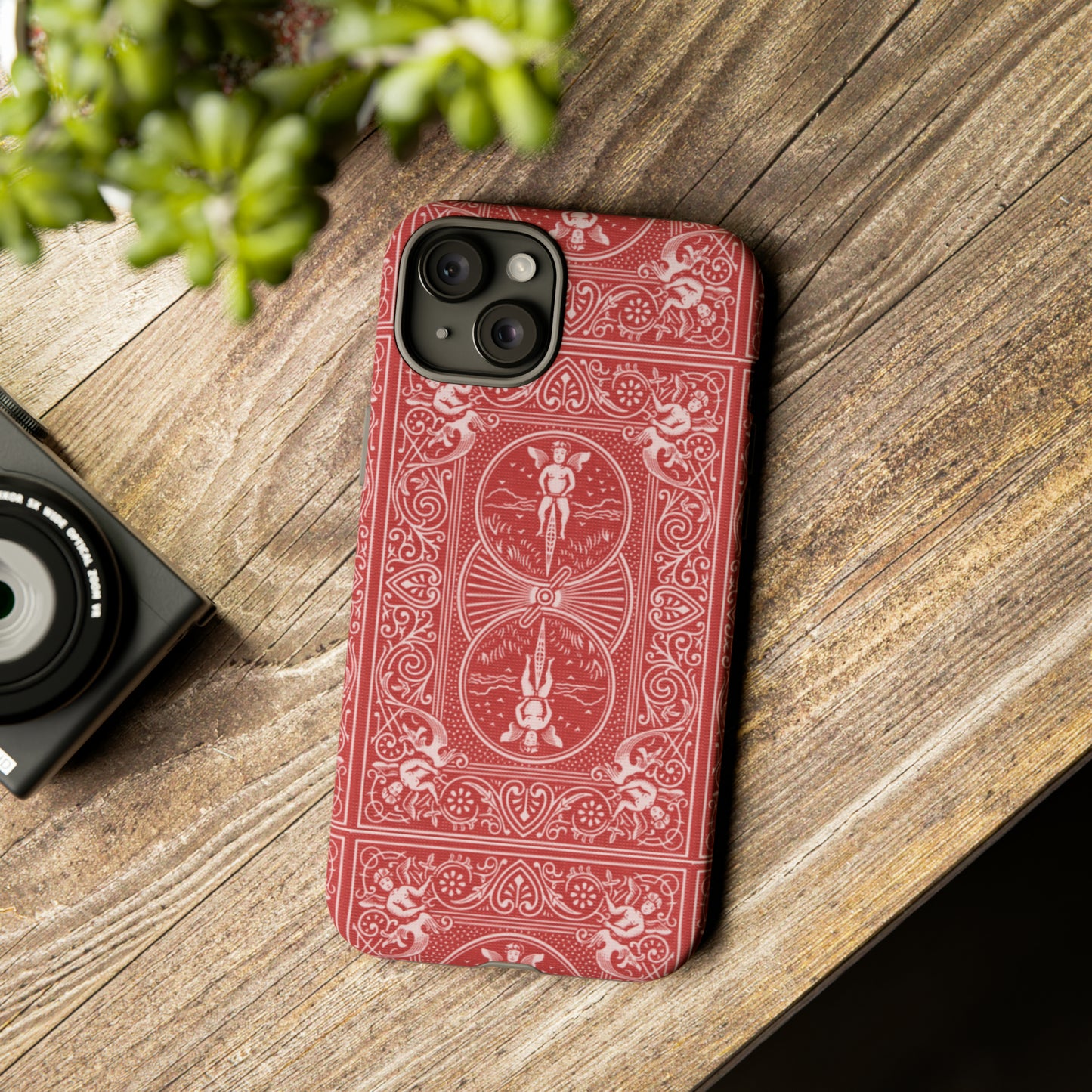 Red Bicycle Playing Card Case